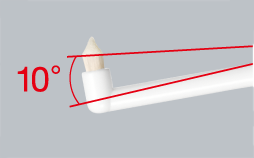 バトラー 集中ケアブラシ お口のすみずみまで届きやすいアングルネック設計